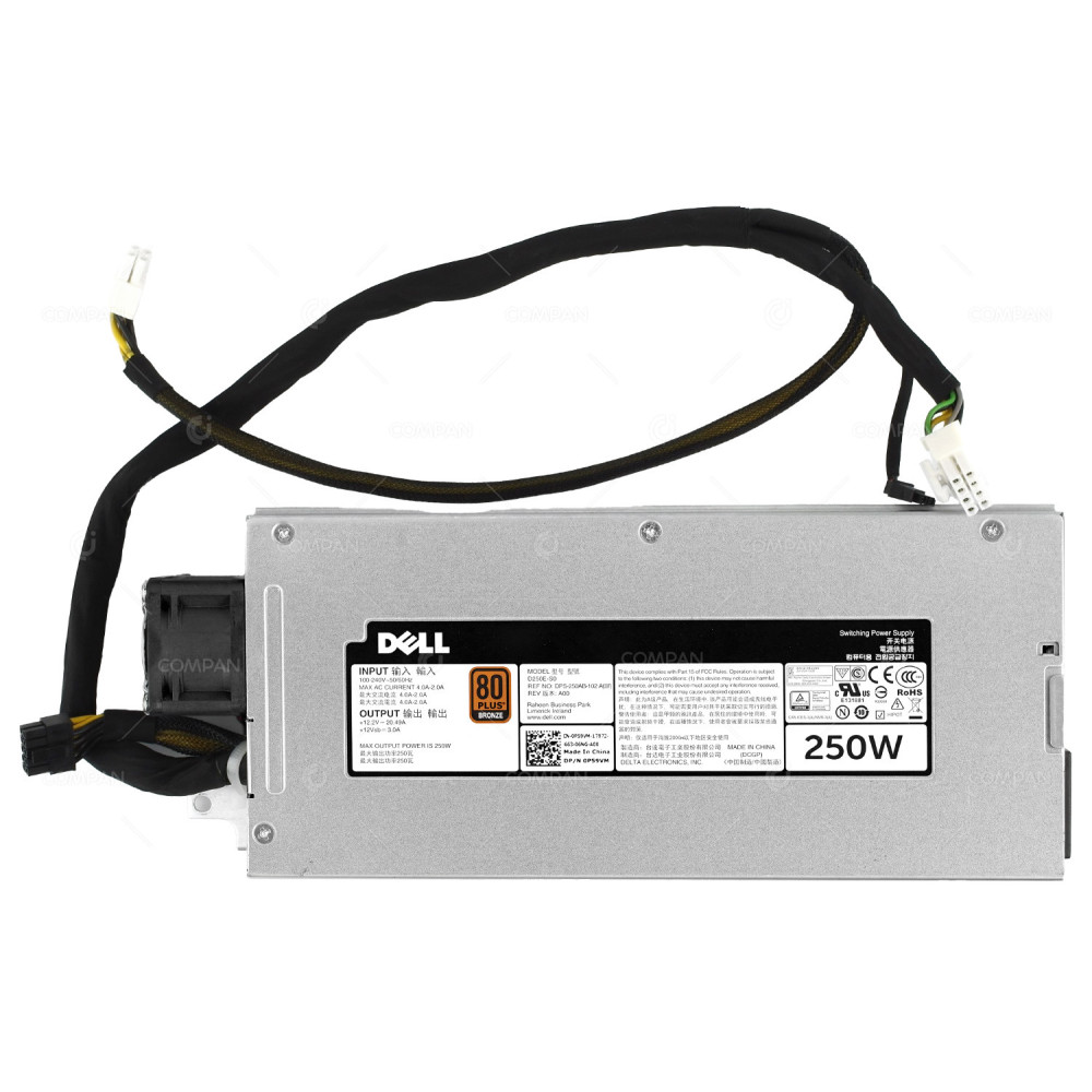 P59VM DELL 250W 80+ POWER SUPPLY FOR DELL POWEREDGE R230